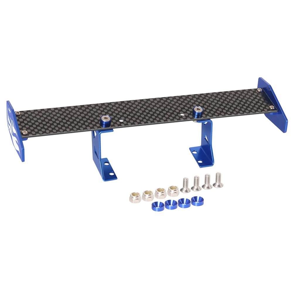 XinGeeek 1/10 RC Rear Wing Carbon Fiber Aluminum Tuning Stator Tail Wing for 1/10 RC DIY