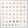 100Pcs Cartoon Crown Stickers, Waterproof Crown Sticker for Water Bottle Laptop Phone Cases Planner Skateboard Luggage Helmet Party Favor Decor, Ideal for Adults Teens Teacher Rewards C2A9Y view 3