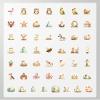 100Pcs Cartoon Crown Stickers, Waterproof Crown Sticker for Water Bottle Laptop Phone Cases Planner Skateboard Luggage Helmet Party Favor Decor, Ideal for Adults Teens Teacher Rewards C2A9Y view 4