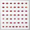100Pcs Cartoon Lip Stickers, Waterproof Lip Sticker for Water Bottle Laptop Phone Cases Planner Skateboard Luggage Helmet Party Favor Decor, Ideal for Adults Teens Teacher Rewards C2C5C view 4
