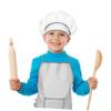 Holibanna Boy Girl Chef Costume Set Apron Hat Mitt Pot Holder for Boy Girl Pretend Play and Baking Activities Adorable Design for Imaginative Kitchen Role Play view 4