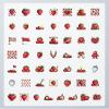 100Pcs Cartoon Strawberry Stickers, Waterproof Strawberry Sticker for Water Bottle Laptop Phone Cases Planner Skateboard Luggage Helmet Party Favor Decor, Ideal for Adults Teens Teacher Rewards C2B3E view 4