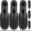 32P 15T RC Car Gear Set | 45# Steel Black Oxide | 5mm Bore +0.03mm | Precision Engineered Motor Pinion Gear Compatible with Traxxas/ARRMA/HPI/Kyosho (3-Pack with M4 Set Screws) view 1