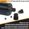 32P 12T RC Car Gear Set | 45# Steel Black Oxide | 5mm Bore +0.03mm | Precision Engineered Motor Pinion Gear Compatible with Traxxas/ARRMA/HPI/Kyosho (3-Pack with M4 Set Screws) view 3