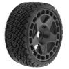 100mm 1/8 RC On-Road Soft Sticky Tyres Crawler tire and Hard Plastic wheels High grip set 17mm Hex For 1/7 1/8 HPI VRX WR8 HSP Kyosho ARRMA Redcat Losi KM C3 Pegasus CNE W197 (Black) view 4