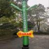 18ft Dispensary Sky Inflatable Dancer - Street-Side Eye-Catching Vape Shop Dancing Man Best Prices Outdoor Advertising - $5 Gram Deals - Storefronts Dispensary Business Branding (Without Blower) view 3