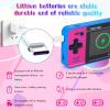 Handheld Game for Kids Built-in 220 32-bit Video Games, 3.0 IPS Screen, Rechargeable Portable Game , Travel Mini Arcade Electronic Toys Gift for Boys and Girls(Blue+Pink) view 3