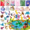 30 Pack Bulk Party Favors for Kids  Mini Ocean Animal Building Blocks Toys Set Compatible with Major Brands,Birthday,Bag Fillers Easter,Christmas,Valentine's Day Gifts for Boys Girls Ages 6-12 view 1