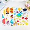 116 PCS Space Wall Decals for Kids Room  Solar System Planet Wall Stickers with Astronaut, Rocket & Stars  Waterproof RemovablVinyl Peel & Stick Decor for Boys Girls Bedroom Nursery Playroom view 4