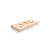 Gogogmee Wooden Tarot Card Display Stand Elegant Moon Shape Holder for Tarot Cards Easy Setup Altar Stand for Divination and Ceremonial Use and Stylish Design view 2