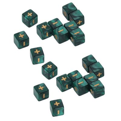 Alomejor 16mm Math Calculation Dice Set, Premium Plastic Material with Clear Signs, Portable Teaching Dice Set for Math Learning, 20 Pieces for Classroom AccessoriesHome Teaching (#3)