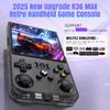 R36Max Handheld Game Console - Preloaded 21000+ Classic Games, for Gamer Dads Video Game Console (128Gb Translucent Red) view 2