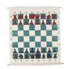 SPYMINNPOO Chess Demonstration Board Set with 32 Chess Pieces Slotted Foldable Portable Complete Demo Chess Set for Chess School view 1