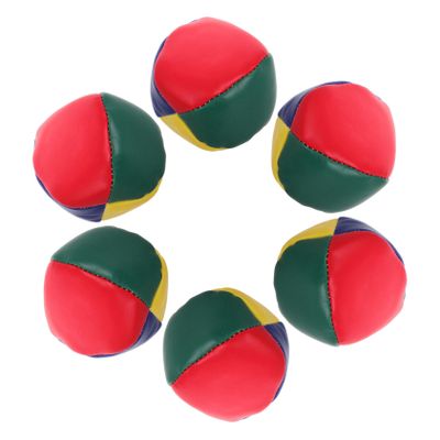 Toddmomy 6pcs Soft Pu Bean Bag Toss Balls Fun Indoor and Outdoor Throwing Game for Boy Girl Enhances Hand-Eye Coordination and Physical Agility Birthday Toddlers
