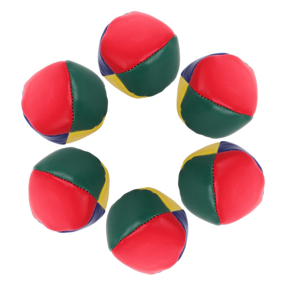 Toddmomy 6pcs Soft Pu Bean Bag Toss Balls Fun Indoor and Outdoor Throwing Game for Boy Girl Enhances Hand-Eye Coordination and Physical Agility Birthday Toddlers