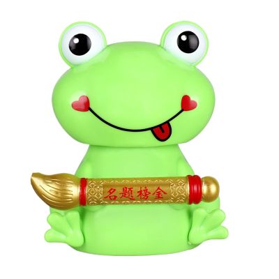 Solar Dancing Frog - Solar Motion Frog Ornament, Dashboard Dancing Frog Toy, Frog Solar Powered Desk Toy, Moving Frog Ornament for Car, Frog Dashboard Wobble Toy for Auto Shaking Frog Figurine