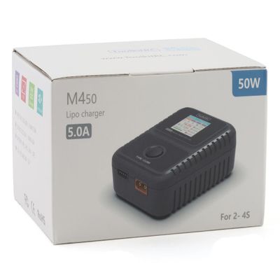 ToolkitRC M450 2-4S 50W 5A Mini Balance Charger - 2.5 - Black