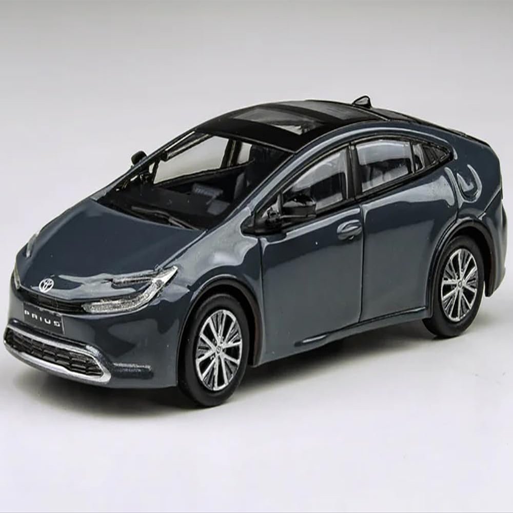 2023 Toyota Prius Guardian Gray 1/64 Diecast Model Car by Paragon Models