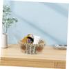 STOBAZA Bear Shaped Woven Straw Storage Basket for Toys Laundry and Home Decor Cute Cartoon Design Material for Boys and Girls Rooms and Nursery view 4