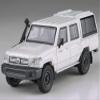 2012 Toyota Land Cruiser LC 79 French Vanilla White with Canopy 1/64 Diecast Model Car by Paragon Models view 1
