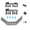 for Tamiya XV01 XV01T XV01 Pro FF04 for Evo 1/10 Front and Rear Sway Bar Kit Stabilizer Set 54514 RC Car Upgrade Parts Accessories RC Car Repair Kit view 3
