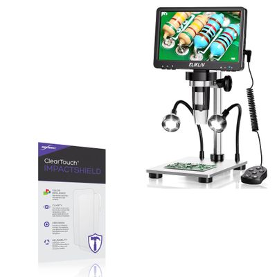 BoxWave Screen Protector Compatible with Elikliv LCD Digital Microscope (7 in) - ClearTouch ImpactShield (2-Pack), Impenetrable Screen Protector Flexible Film