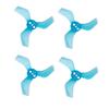 12 Pairs 1635 1.6X3.5X3 40mm 3 PC Propeller Compatible With RC FPV Freestyle Tinywhoop Drones DIY Parts 1mm 1.5mm(12PAIRS 1.5MM BLUE) view 1