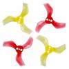 12 Pairs 1635 1.6X3.5X3 40mm 3 PC Propeller Compatible With RC FPV Freestyle Tinywhoop Drones DIY Parts 1mm 1.5mm(12PAIRS 1.5MM BLUE) view 4