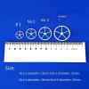 3D Printed Resin Steering Wheel for RC Boat - Unpainted White DIY Ship Accessories, Nautical Simulation Parts (15mm, 21mm, 26mm, 32mm Diameter), 1 Piece(15mm) view 3