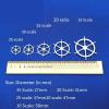 3D Printed Resin Steering Wheel for RC Boat - Unpainted White DIY Ship Accessories, Nautical Simulation Parts (1:35, 1:30, 1:25, 1:20, 1:16 Scale), 1 Piece(1:35) view 3