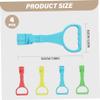 Playpen Pull up Rings, 4PCS Plastic Baby Pull up Rings, Non Slip Playpen Handles to Pull, Easy to Install and Remove Pull up Handles for Baby Playpen view 3
