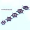 3D Printed Resin Ship Wheel for Model Boats - Unpainted White DIY Vintage Ship Accessories, Nautical Simulation Parts (20mm, 25mm, 30mm, 35mm, 40mm Diameter), 1 Piece(35mm) view 4
