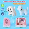 15 Pcs Robot Puppy Dog Toys for Girls Kids Boys, Realistic Robot Puppy Toys with Walk & Bark, Toy Gifts for 3 4 5 6 Year Old, Ideas 3 4 5 6 Year Old Birthday Gifts view 3