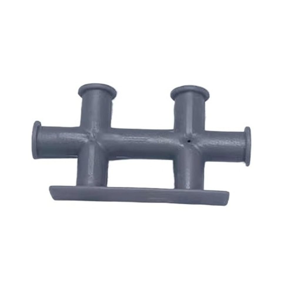 ABS Plastic Bollard for Marine Ship Models - Cable Guide Post for RC and Tugboat Models, Dimensions: 25mm x 4.2mm x 13mm - Gray Color - 1 Piece