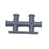 ABS Plastic Bollard for Marine Ship Models - Cable Guide Post for RC and Tugboat Models, Dimensions: 25mm x 4.2mm x 13mm - Gray Color - 1 Piece view 1
