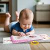 2PCS Baby Photo Album First Family Memory Book for Newborns,Baby Soft Cloth Album with Safety Mirror,Holds 4x6 Pictures for Babies Toddler & Kids,Perfect Gifts for Baby Shower Newborns Family Photos view 4