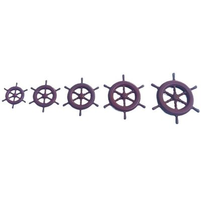 3D Printed Resin Ship Wheel for Model Boats - Unpainted White DIY Vintage Ship Accessories, Nautical Simulation Parts (20mm, 25mm, 30mm, 35mm, 40mm Diameter), 1 Piece(20mm)