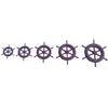 3D Printed Resin Ship Wheel for Model Boats - Unpainted White DIY Vintage Ship Accessories, Nautical Simulation Parts (20mm, 25mm, 30mm, 35mm, 40mm Diameter), 1 Piece(20mm) view 1