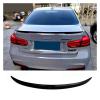 Black Spoiler Compatible For BMW F30 3 Series 2011 To 2019 Year Carbon Painting Rear Wing Body Kit Type P Ducktail Accessories(Gloss Black) view 2