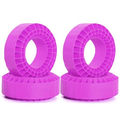 MIVHQYBU 1.9 Inch Soft Silica Gel Foam Inserts 105x42mm Compatible with 1/10 RC Crawler Models III CJ-7 BRX01 TF2 GEN8(Purple)