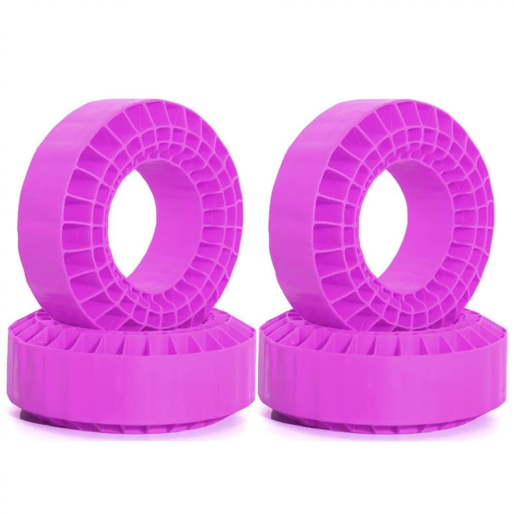MIVHQYBU 1.9 Inch Soft Silica Gel Foam Inserts 105x42mm Compatible with 1/10 RC Crawler Models III CJ-7 BRX01 TF2 GEN8(Purple)