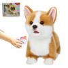 CU-MATE Electronic Walking Dog Toy, Interactive Plush Corgi Puppy, Realistic Interactive Pet Toy Dog, Walking, Barking, Wagging Tail & Talking, Present Gifts for 3+ Year view 1