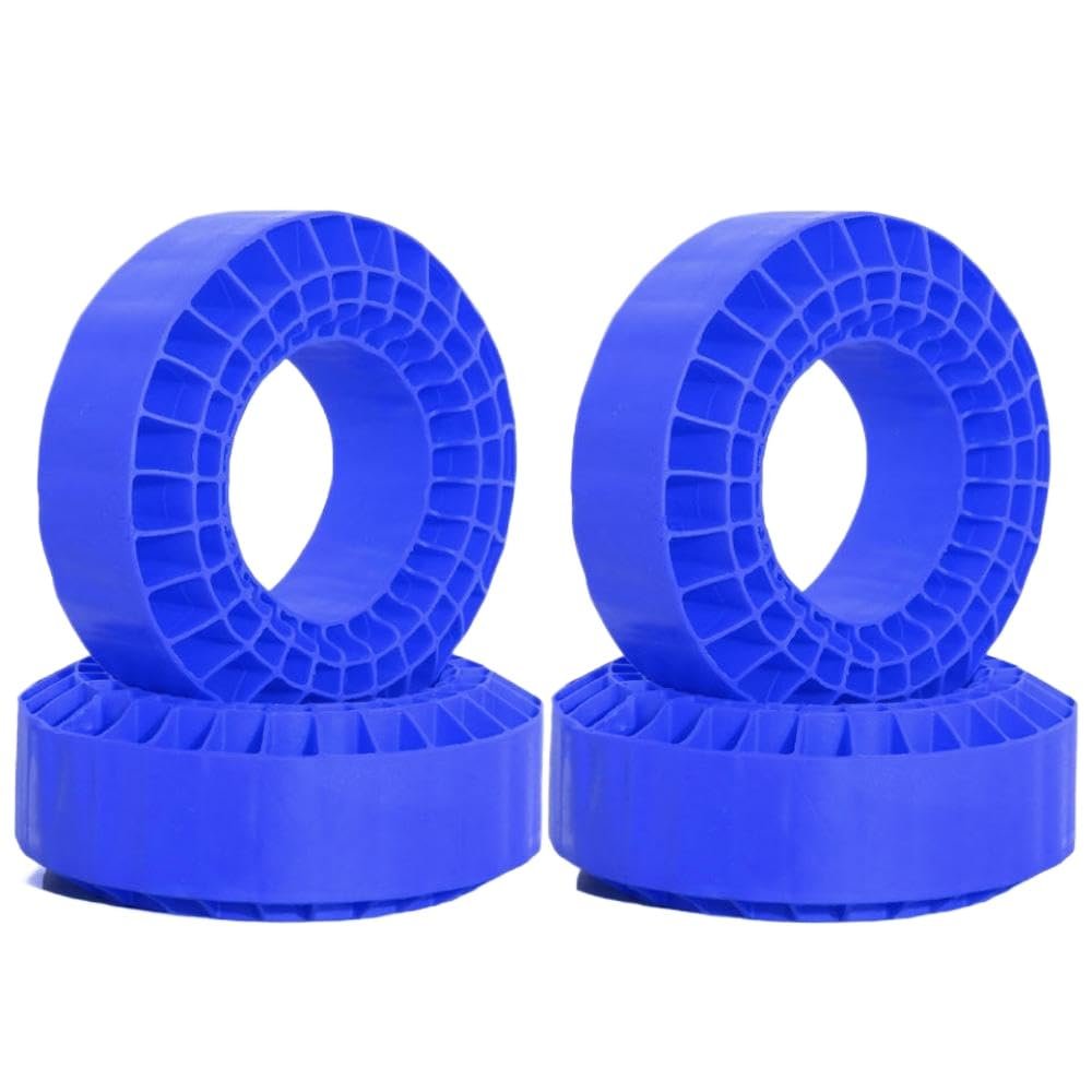 MIVHQYBU 1.9 Inch Soft Silica Gel Foam Inserts 105x42mm Compatible with 1/10 RC Crawler Models III CJ-7 BRX01 TF2 GEN8(Blue)