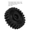 Baxnore 4307 1025 0024 Pinion Gear, 24 Tooth Steel Gear, Servo Steering Gear Replacement, RC Servo Gear Part Accessoriesfor Gear Hub Works view 2