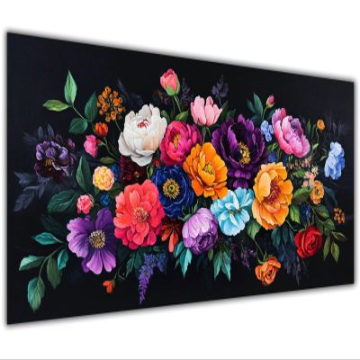 50x100cm Large Paint by Numbers Kit for Adults Flower Paint by Numbers PlantColored Oil Canvas Art Kit with Acrylic Pigment and Brushes for Home Wall Decor Crafts Man Women Hobbies Girls Gifts KL-907