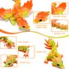 GHIAKQYT 8PCS 3D Printed Dragon Toys,Articulated Dragon,3D Fidget Toy,Flexible Desk Pets,3-D Printed Animals Toys Gift for Kids Adult Home Office Decor view 4