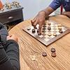 Hellpnoom 30 Pieces of Checkers just one Game- Wooden Chess Pieces only-Checkers Pieces (30MM) view 3