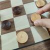 Hellpnoom 30 Pieces of Checkers just one Game- Wooden Chess Pieces only-Checkers Pieces (30MM) view 4