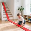 KETIEE Flex Tracks 16Ft for Kids: Flexible Race Car Ramp Track with 4 Small Racecars and 8 Suction Cups Compatible with Diecast 1/64th Cars, Rolls Up Portable Racetrack for Ages 3 & Up view 2