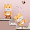Adorable Tiger Kids Piggy Bank, Kids Piggy Bank Cute Tiger Flowing Lines Hand Painting Rich Bright Colors Bank view 2